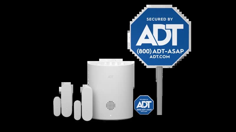ADT Blu Build My System — hub and indoor sensor