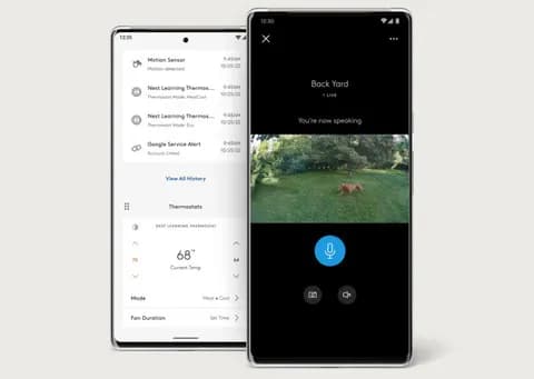 ADT+ app smart alerts feature — phone notification showing motion detection