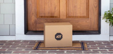 ADT package on doorstep