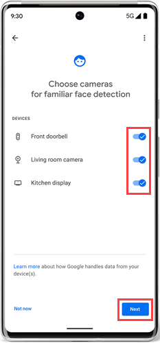 Nest aware face best sale recognition
