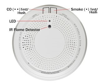 ADT Carbon Monoxide Detector for hardwired ADT Security Systems