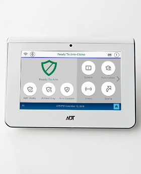 adt control panel camera