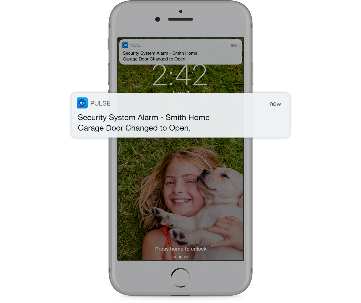 Garage Door Monitor Remote Control Security By Adt Get Alerts If Your Garage Door Is Opened Or Closed