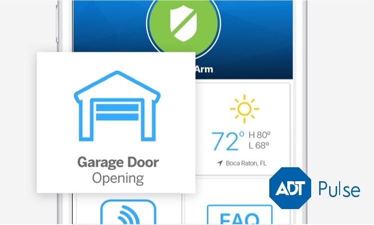 Adt Garage Door Opener Offline Designs Garage Door Monitor Remote Control Security By Adt