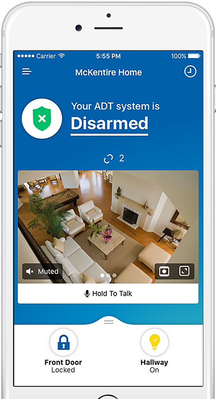 A Smarter Home Is a Safer Home ADT Mobile App Video Screen