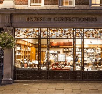 Bakery storefront Bakery storefront
