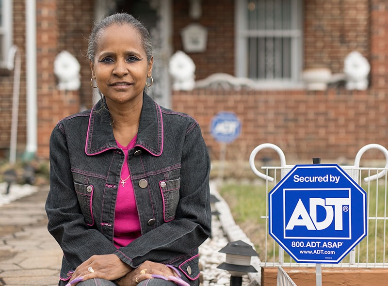 ADT Customer Monica Barksdale was alone in her Baltimore home when she suffered a seizure and severely bit her tongue