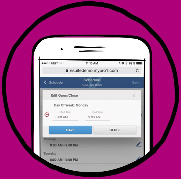 eSuite mobile for the way you work today graphic