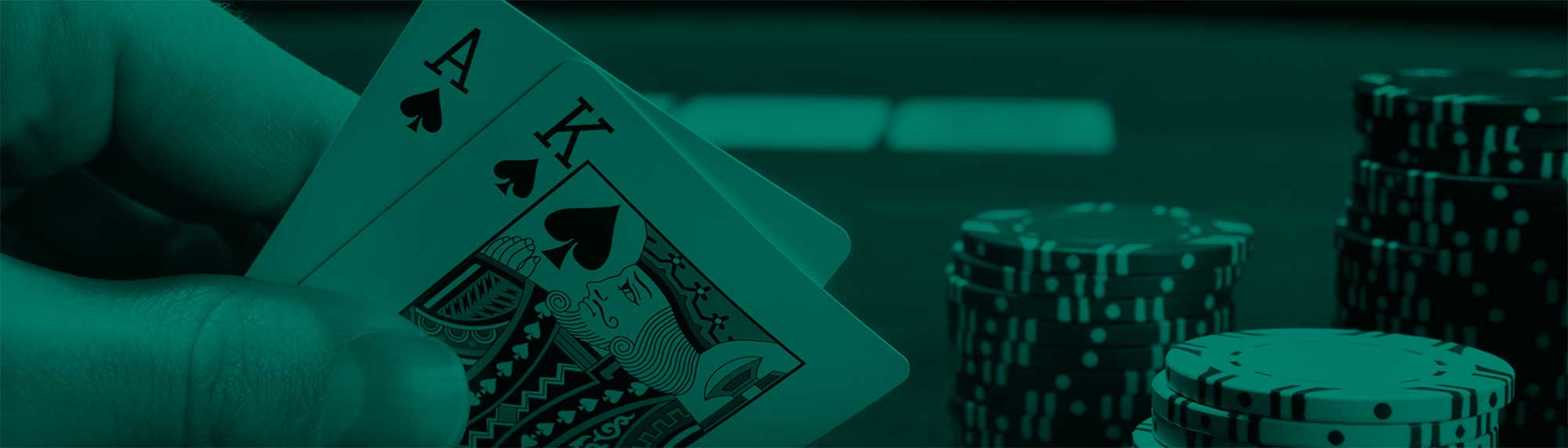 Poker cards and chips