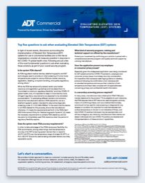 5 questions to ask when evaluating Elevated Skin Temperature (EST) systems