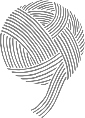 Drawing of a ball of yarn