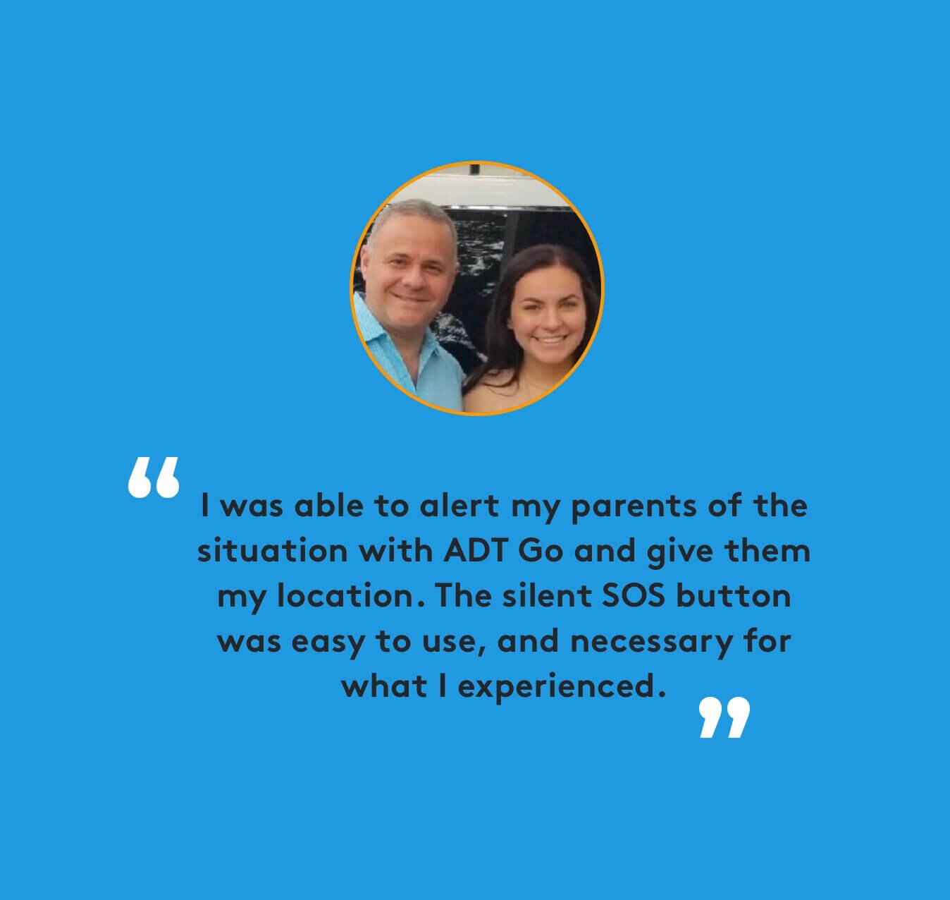 ADT Go helped the Paz family communicate during a crisis