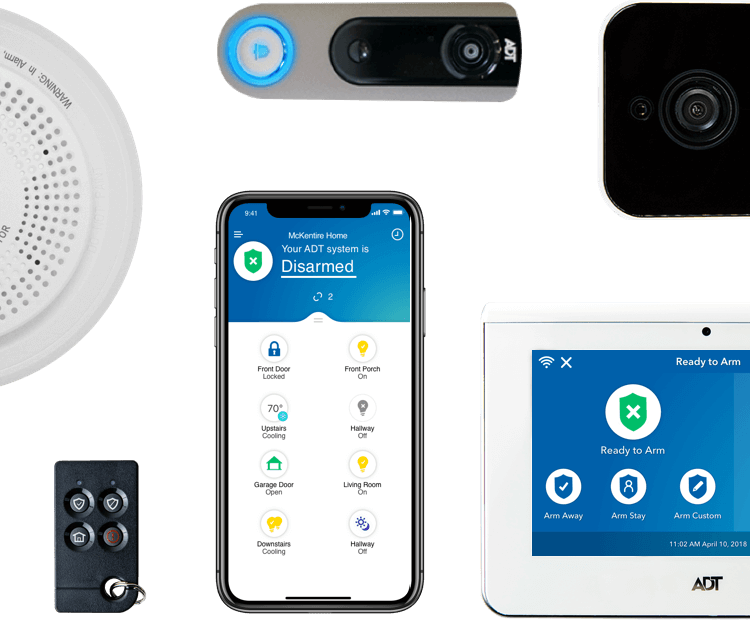 alarm and video security system