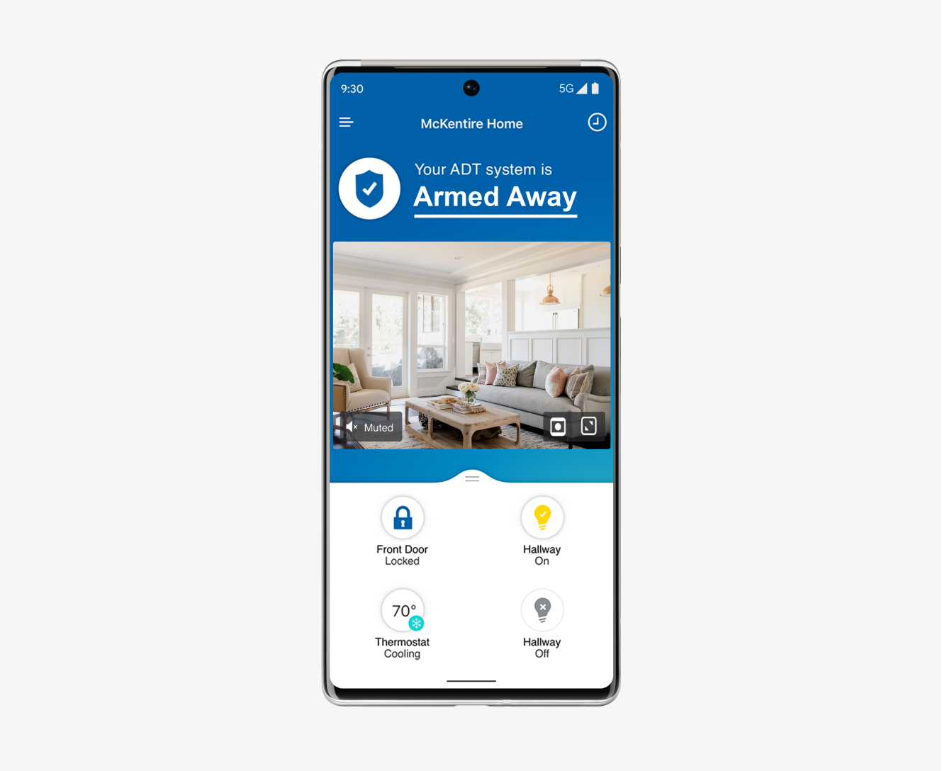 The ADT mobile app