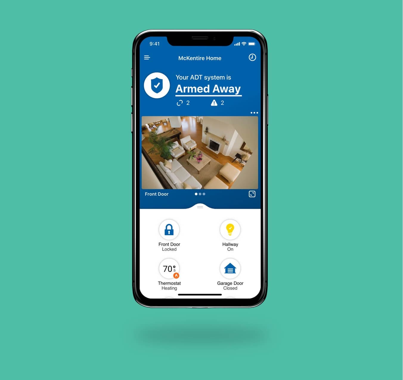 The ADT mobile app