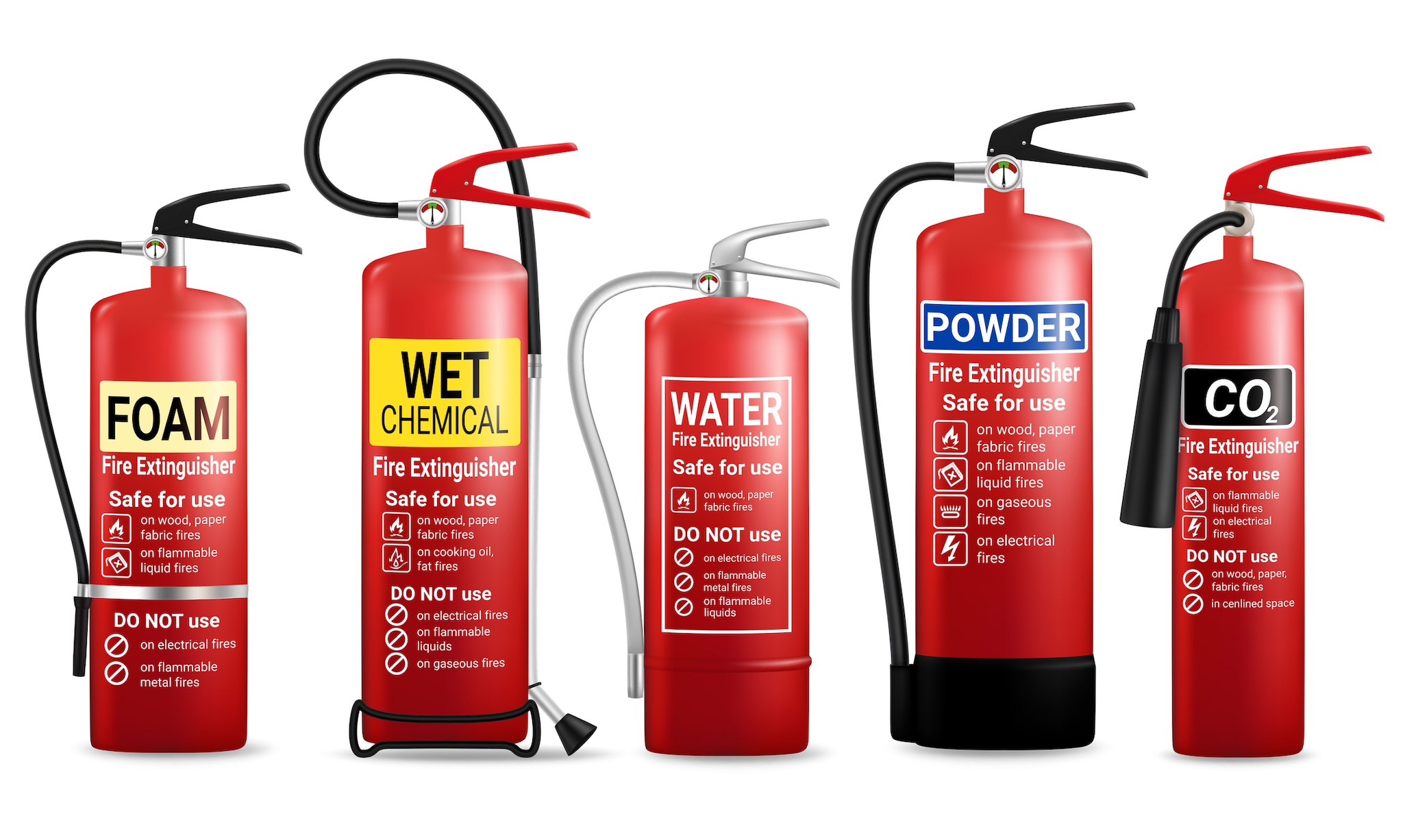 Types of Fire Extinguishers and How to Use Them