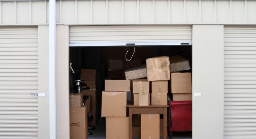 Moving and Storage Services: What to Know About Moving Containers A moving container filled with cardboard boxes