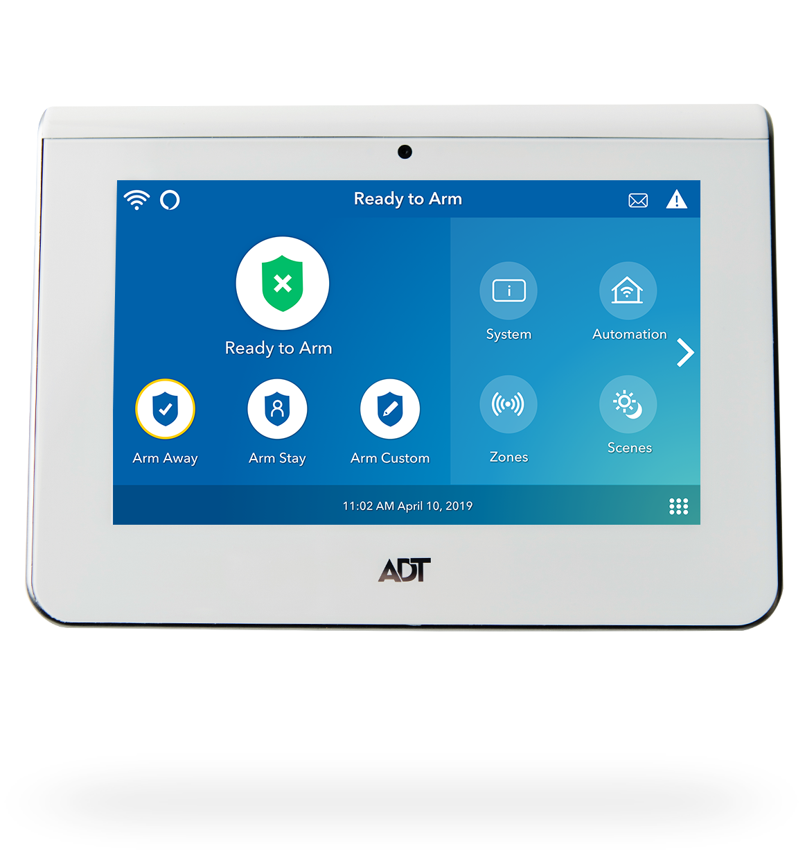 ¿Cómo configuré la temperatura en mi panel ADT?