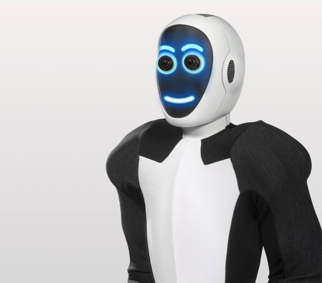 Drone and humanoid guarding robot