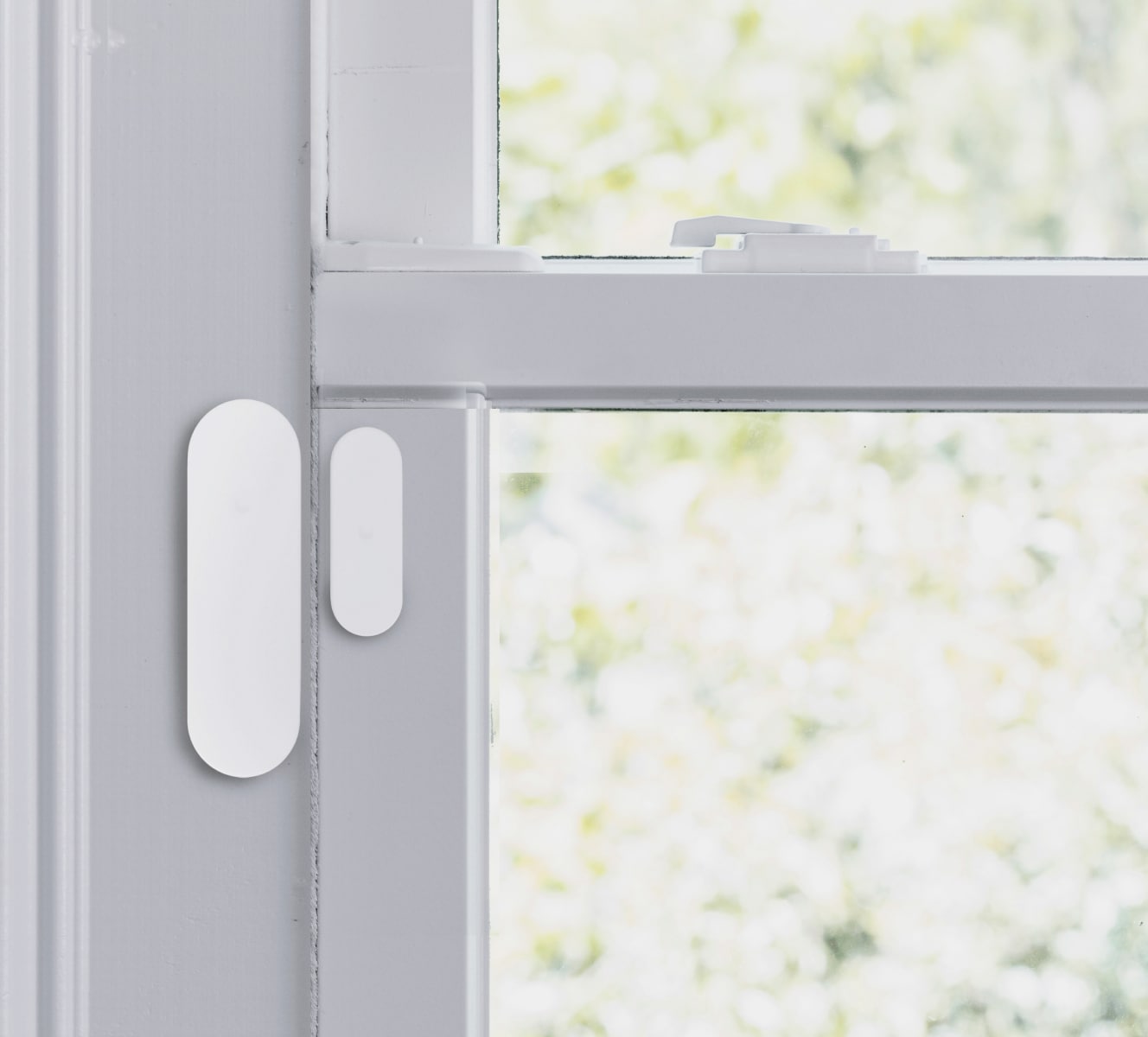 ADT Door/Window Sensor on a window ADT Door/Window Sensor on a window