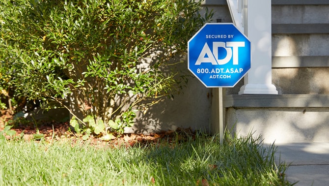 ADT sign