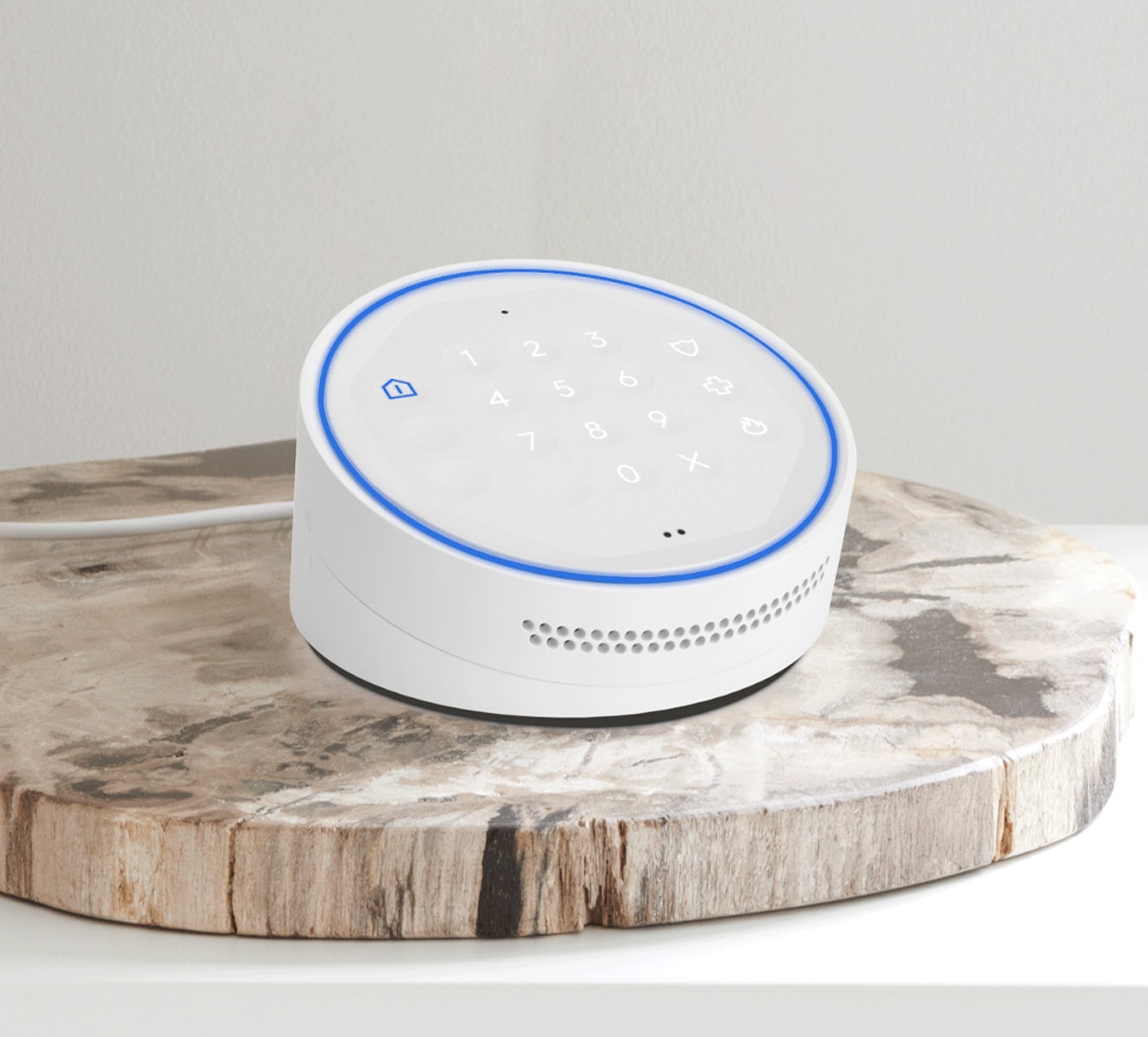 Google Nest Learning Thermostat on a wall Google Nest Learning Thermostat on a wall