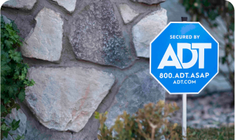 ADT yard sign