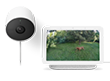 Outdoor Google Nest Cam and Google Nest Hub (2nd Gen)