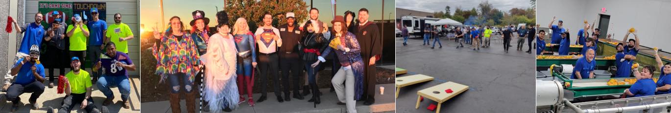 ADT employees having fun