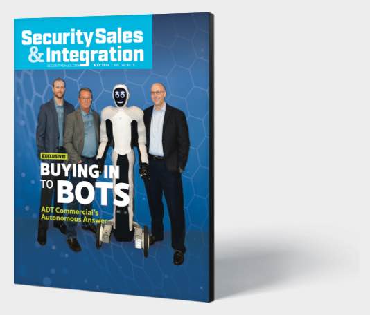 Mockup of Security Sales & Integration magazine cover Buying In To Bots