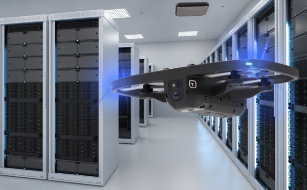 Drone in server room