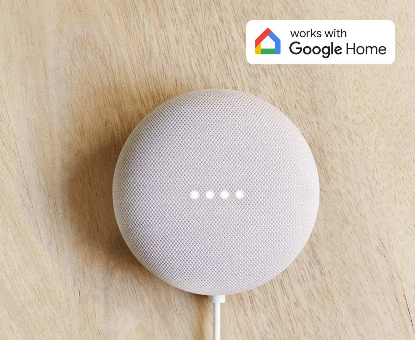 Google mini, ADT works with Google Home