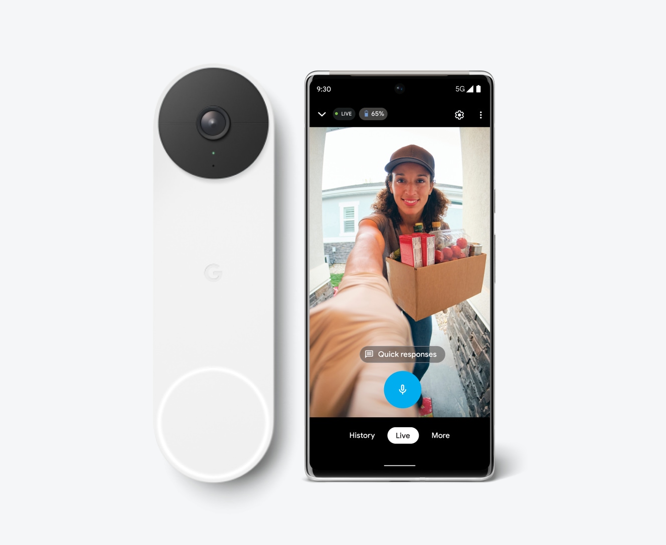 doorbell security camera with monitor