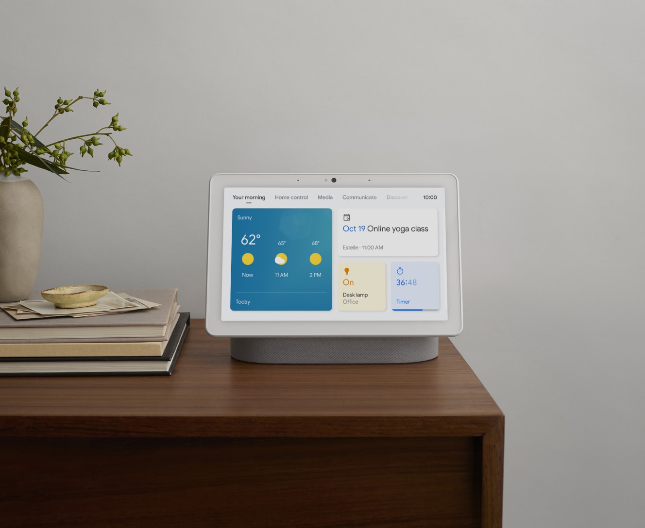Google Hub Max on desk