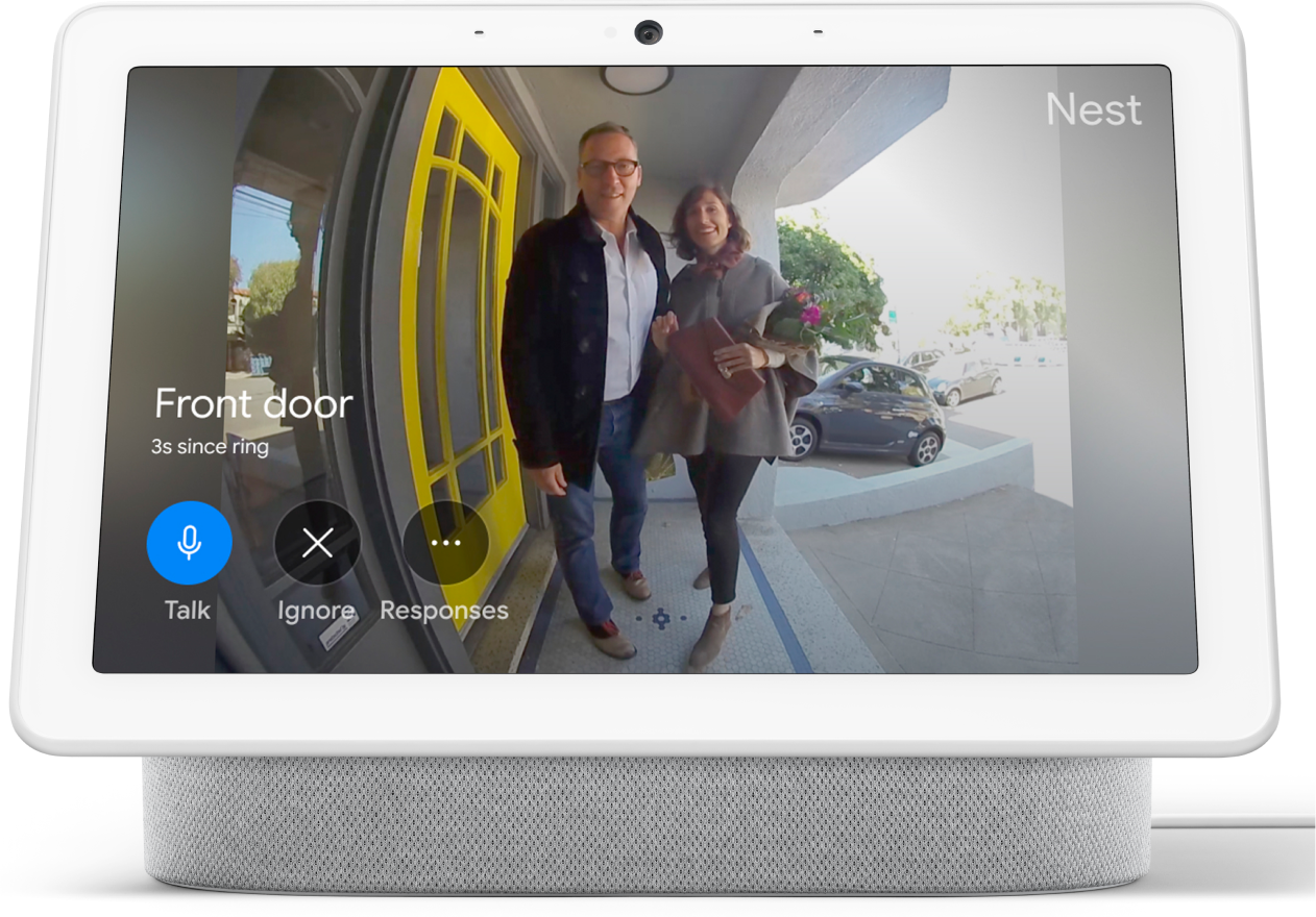 connect google home hub to ring doorbell