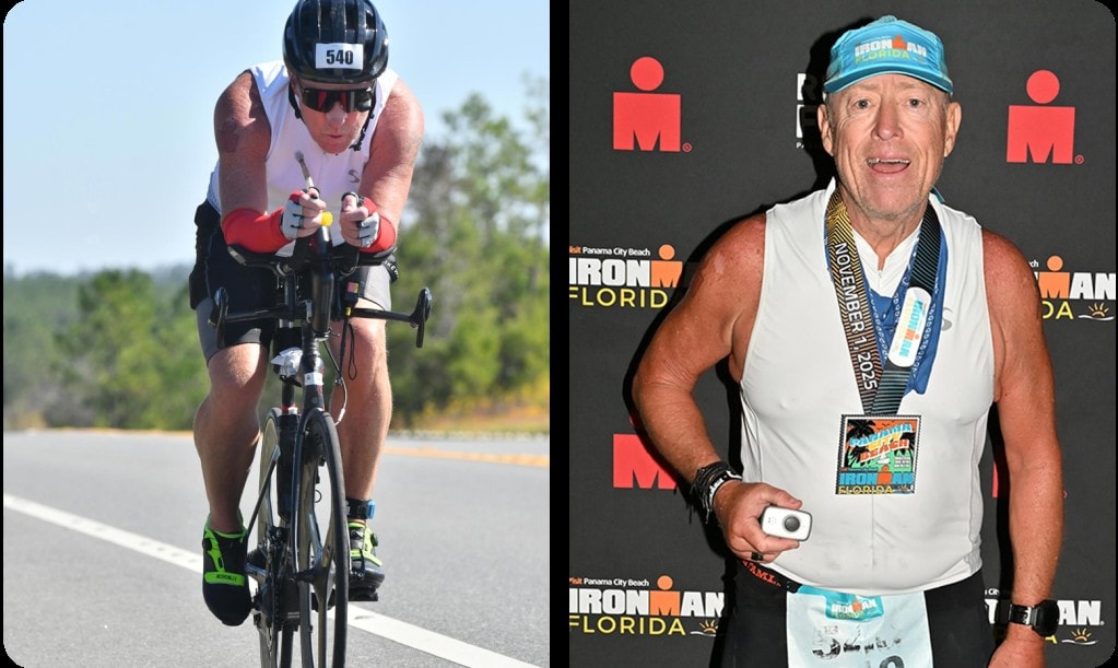 On-The-Go Travels 140 miles in Ironman Triathlon
