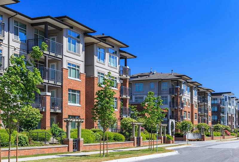 Row of apartments Row of apartments