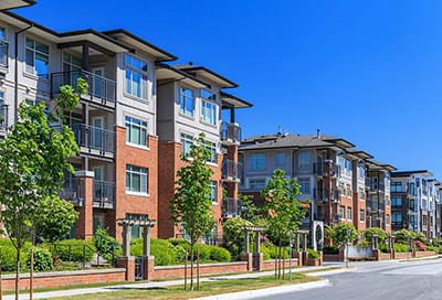 Row of apartments Row of apartments