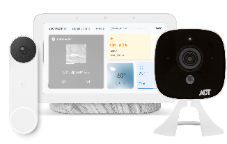 Google Nest Doorbell and Hub with ADT Outdoor Camera