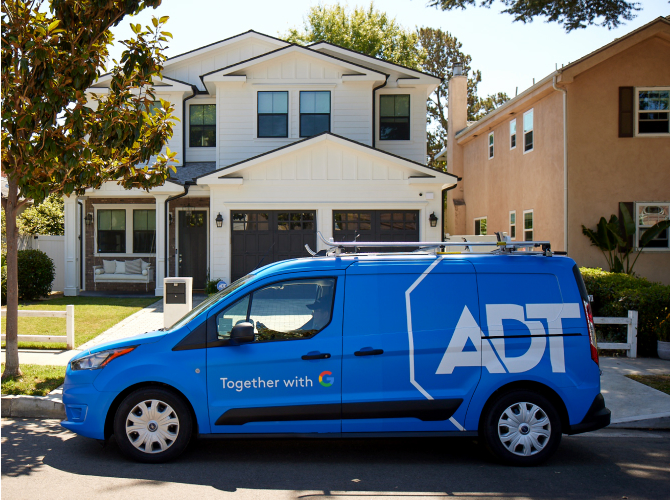 ADT installer van ADT installer van