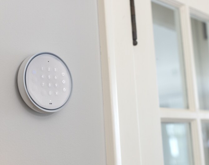 ADT Keypad on a wall ADT Keypad on a wall