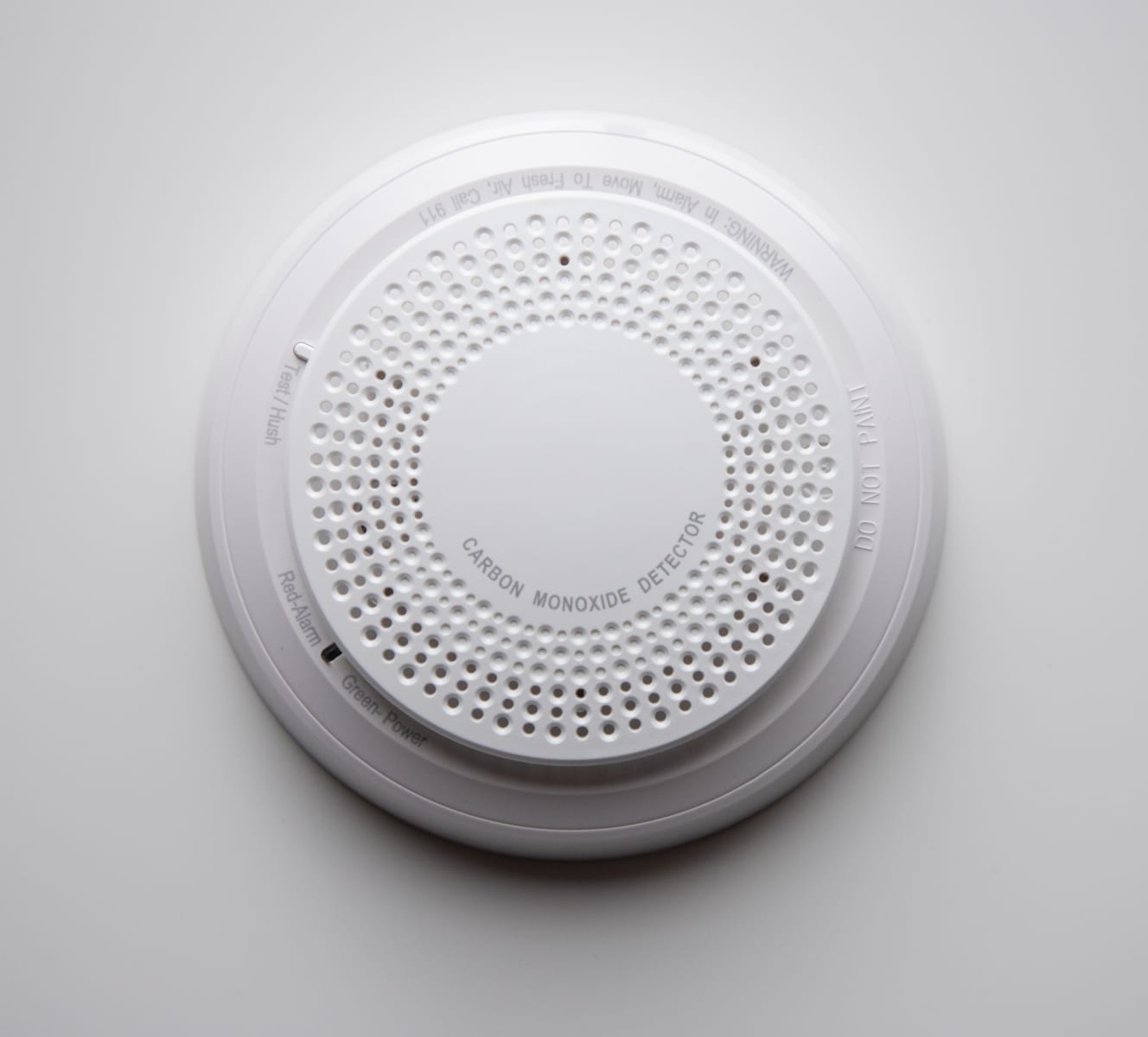 ADT Carbon Monoxide Detector on a wall