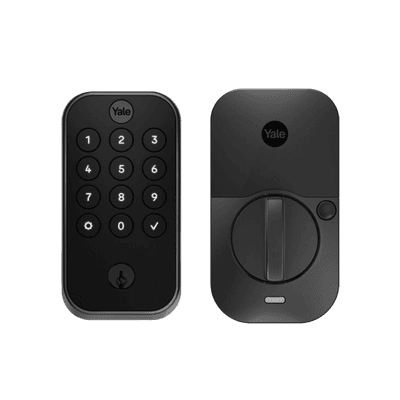 Yale Smart Lock, Black Suede